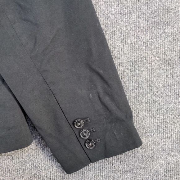 Eddie Bauer Women's Blazer Jacket Black 20 2 Button Long Sleeve Lined Career - Picture 9 of 14